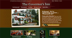 Desktop Screenshot of governorsinn.com